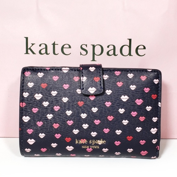 Kate Spade Handbags - NWT Kate Spade "Sylvia" bifold Lips wallet